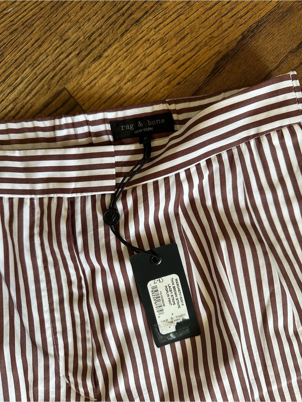 NWT Rag & Bone Lacey Stripe Poplin Pant - Picture 4 of 7
